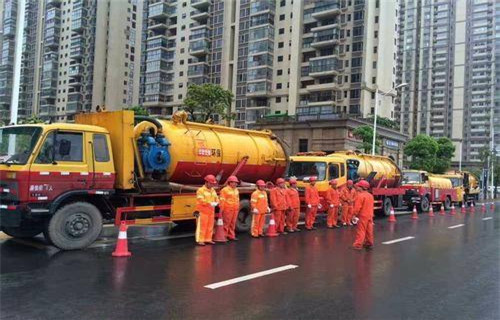 龙江镇市政管道清淤